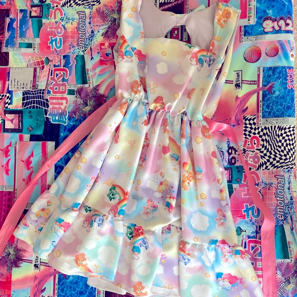Care Bears little twin stars dress